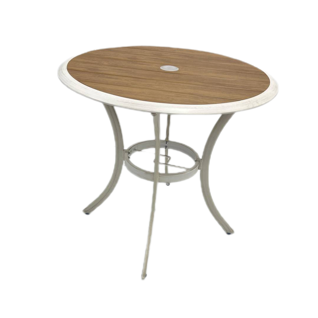 outdoor plastic wood table