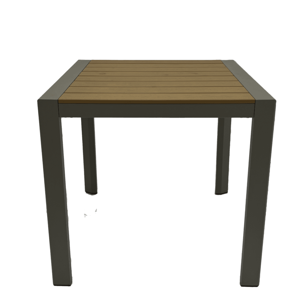 garden plastic wood table