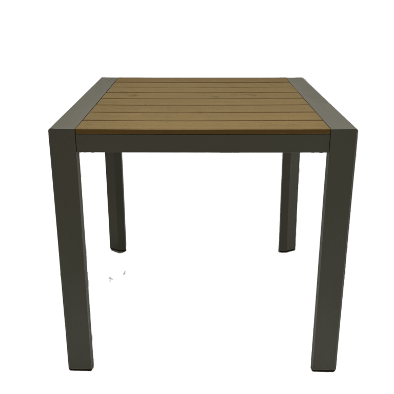 garden plastic wood table