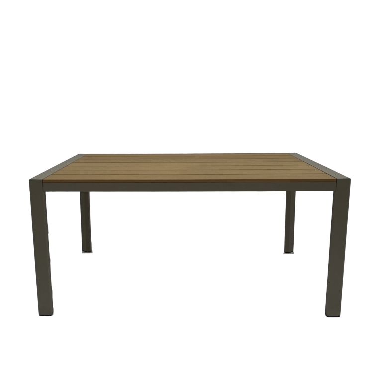 outdoor plastic wood table