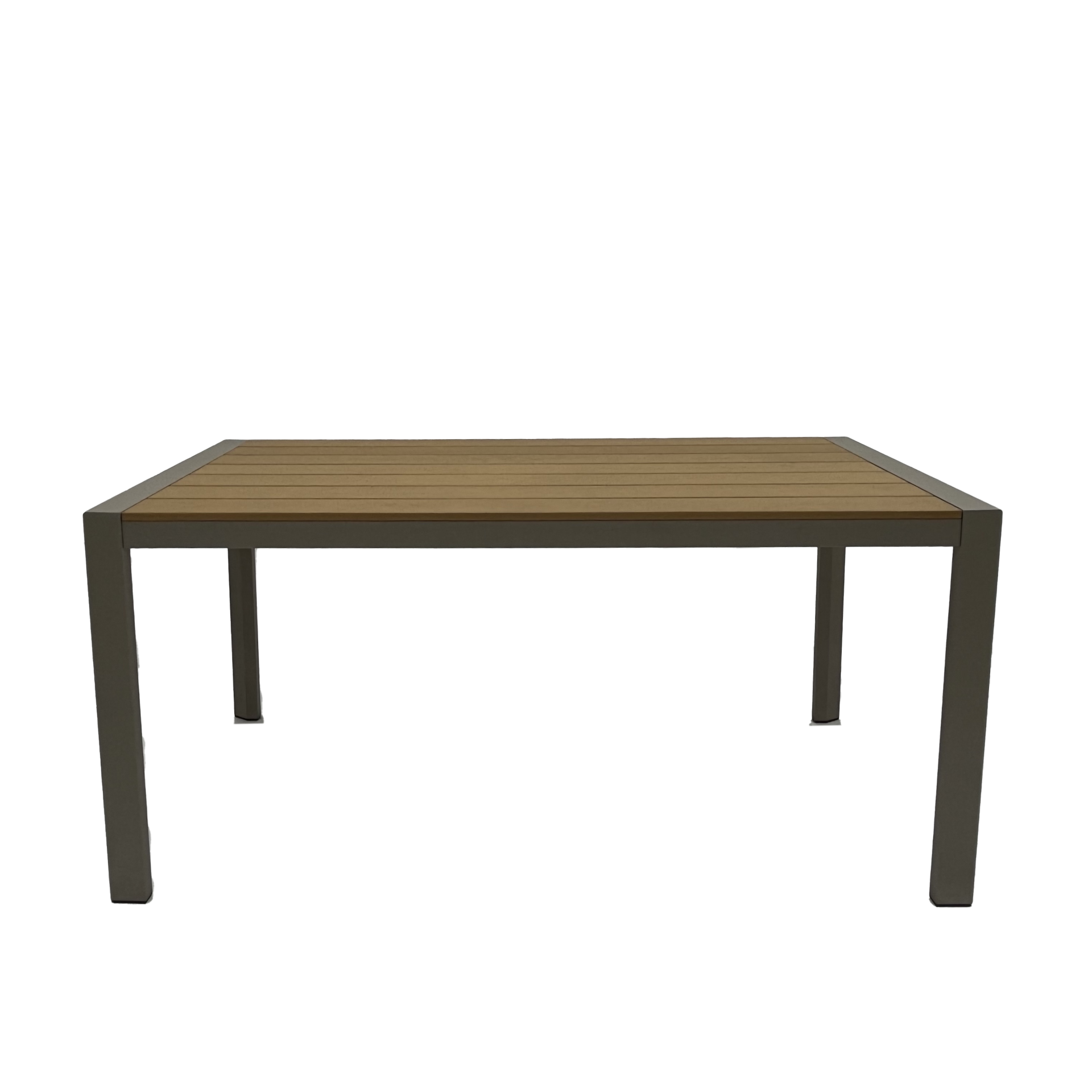 outdoor plastic wood table