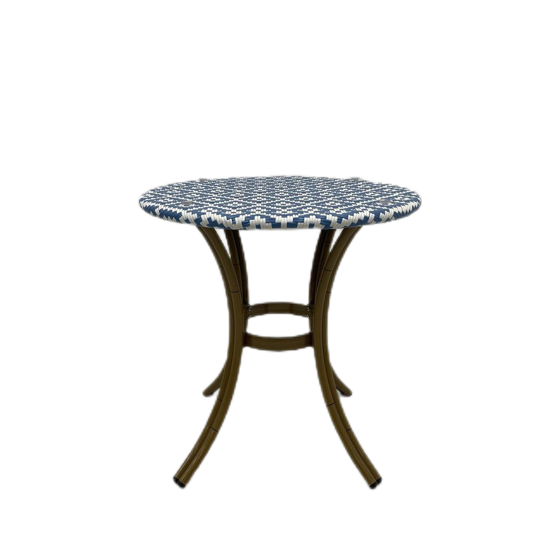 garden rattan table